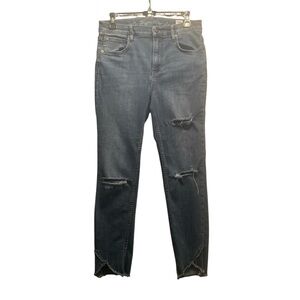 Free People - We The Free - Dark Distressed Jeans - 29
